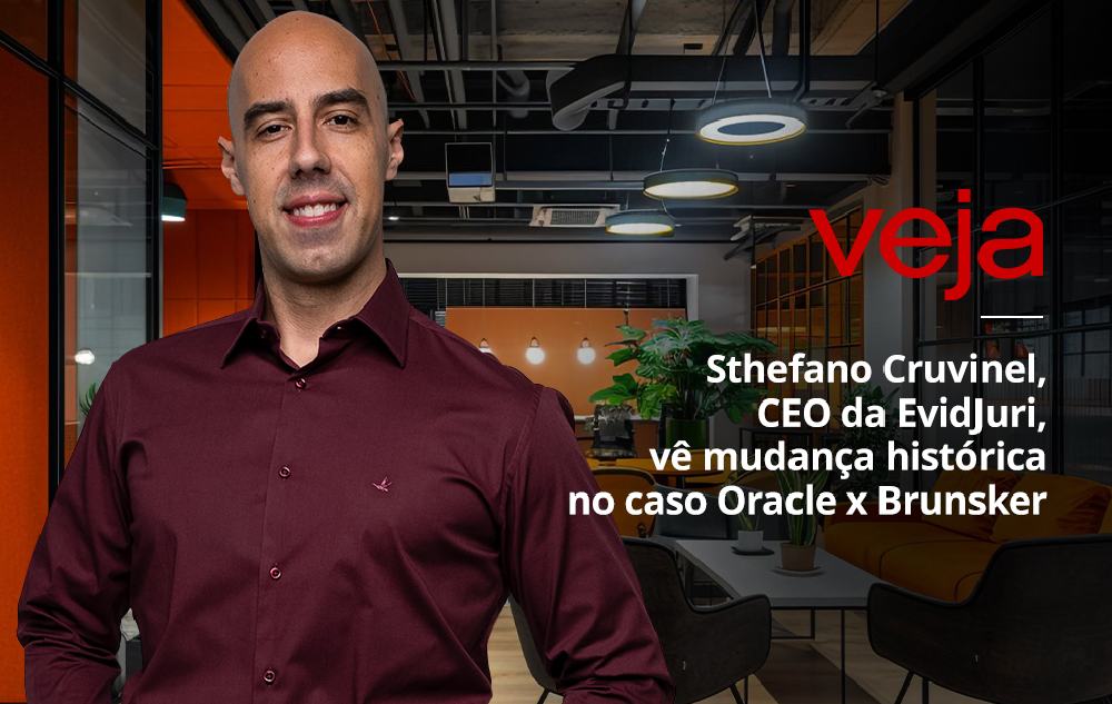 O pedido distante de indenização da Oracle à Brunsker, segundo CEO da Evidjuri, Sthefano Cruvinel