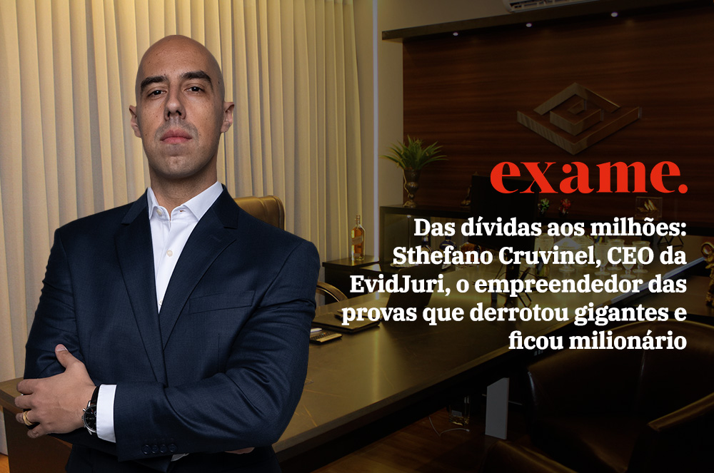 Contraiu R$ 2 milhões em dívidas — e ficou multimilionário vencendo gigantes no Judiciário: a história de Sthefano Cruvinel, CEO da EvidJuri