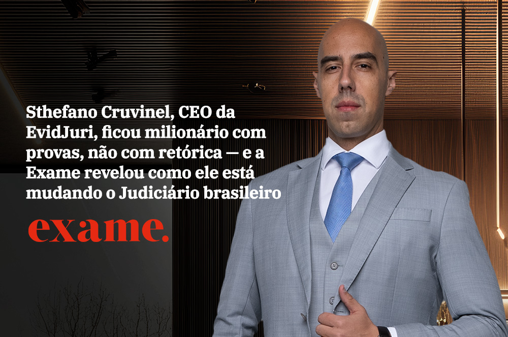 O ‘perito dos peritos’: a Exame revelou como Sthefano Cruvinel, CEO da EvidJuri, construiu um negócio milionário com base em provas técnicas
