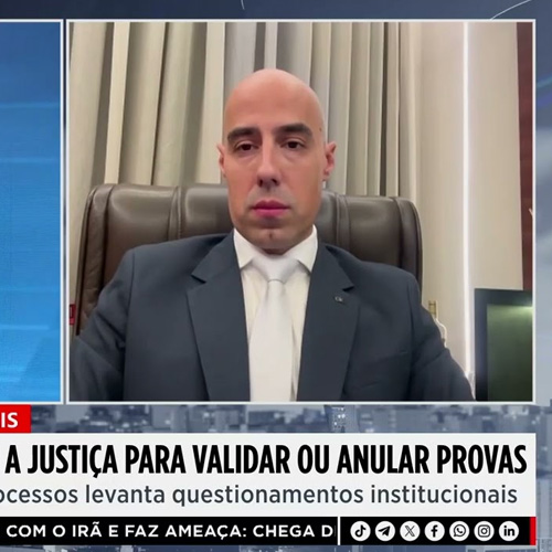 Sthefano Cruvinel participa de entrevista na JP News sobre anulação de provas na Justiça
