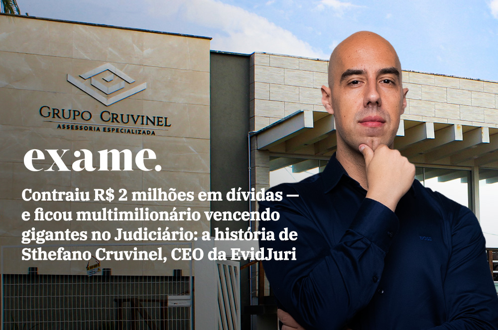 Sthefano Cruvinel, CEO da EvidJuri, contraiu R$ 2 milhões em dívidas para investir no negócio e virou o milionário das perícias judiciais